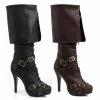 Ellie Shoes 4" Knee High Cuff Pirate Boot (ES414-KEIRA) Pleaser Shoes