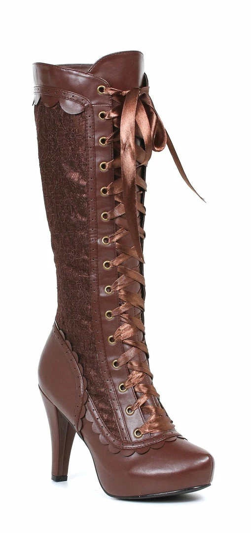 Ellie Shoes 4" Heel Lace Boots (ES414-MARY) Shop By Brand