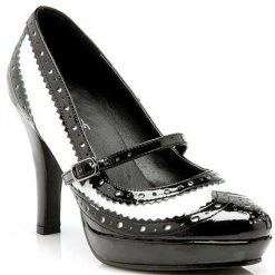 Ellie Shoes Shop By Brand 4" Wingtip Mary-Jane (ES414-Flapper)