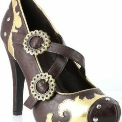Ellie Shoes 4" Heel Mary Jane Styled Pump (ES420-Steel)