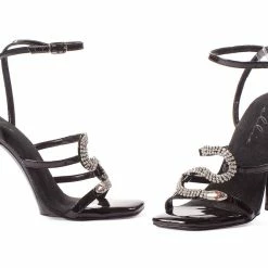 Ellie Shoes 5" Strap Sandal With Snake D'cor (ES508-CHANTEL) Shop By Brand
