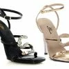Ellie Shoes 5" Strap Sandal With Snake D'cor (ES508-CHANTEL) Shop By Brand