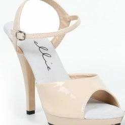 Ellie Shoes 5" Wide Width Juliet Sandal (ES521-JULIET-W Final Sale) Sales