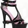 Ellie Shoes 6" Stiletto Ankle Strap Platform (ES609-LEVI)