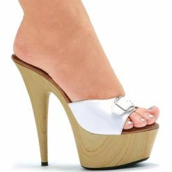 Ellie Shoes Shop By Brand 6" Heel Mule W/Buckle (ES609-Barbara)