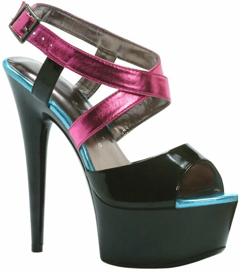 Ellie Shoes 6" Stiletto Platform (ES609-PAPAYA)