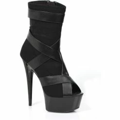 Ellie Shoes 6" Stretch Platform Ankle Boot (ES609-STRUCK) Shop By Brand