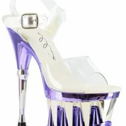 Ellie Shoes 6" Cone Style Heel Platform(ES629-CLARITY)