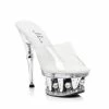 Ellie Shoes Shop By Brand 6" Disco Ball Platform Mule (ES629-VANITY)