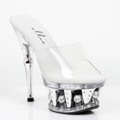 Ellie Shoes Shop By Brand 6" Disco Ball Platform Mule (ES629-VANITY)