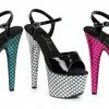Ellie Shoes Shop By Brand 7" Stiletto Platform Sandal (ES709-Marina)