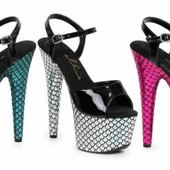 Ellie Shoes Shop By Brand 7" Stiletto Platform Sandal (ES709-Marina)