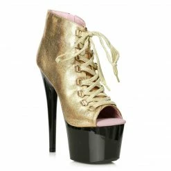 Ellie Shoes 7" Peeptoe Shimmer Bootie (ES709-ZAYLEE) Shop By Brand