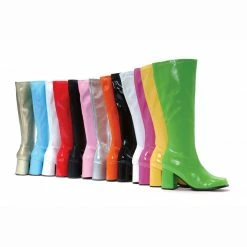 Ellie Shoes Shop By Brand 3" Block Stretch Gogo Boots - Fun Colors! (ES-Gogo)