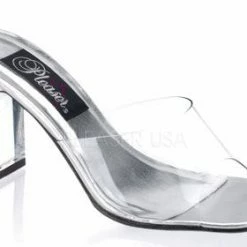 Fabulicious Pleaser Shoes 3 1/4" Square Heel Slide (ROMANCE-301)
