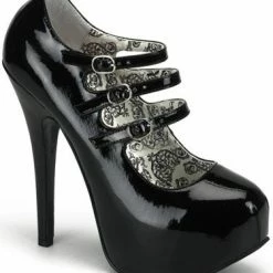 Bordello 5 3/4" Buckle Concealed Platform (TEEZE-05) Bordello Shoes