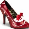 Pleaser Shoes Sales 4 1/2" Scalloped Heel (TEMPT-02 Final Sale)