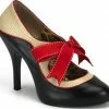 Pleaser Shoes Sales 4 1/2" Two-Tone Platform (TEMPT-27 Final Sale)