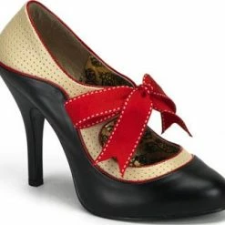 Pleaser Shoes Sales 4 1/2" Two-Tone Platform (TEMPT-27 Final Sale)