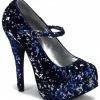 Pleaser Shoes 5 3/4" Mary Jane Concealed Platform (TEEZE-07SQ Final Sale)