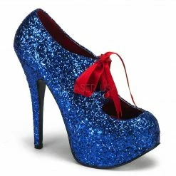 Bordello 5 3/4" Glitter Concealed Platform (TEEZE-10G) Bordello Shoes