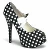 Bordello 5 3/4" Polka Dots Concealed Platform (TEEZE-25)