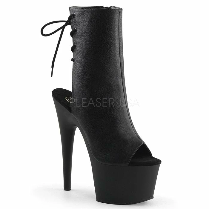 Pleaser Shoes 7" Heel Open Toe Ankle Boot (Adore-1018)