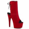 Pleaser Shoes 7" Heel Platform Open Toe Ankle Boot (ADORE-1018FS)