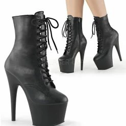 Pleaser Shoes 7" Stiletto Lace-Up Ankle Boot (ADORE-1020)