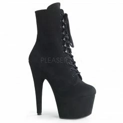 Pleaser Shoes 7" Heel Platform Lace-Up Front Ankle Boot (ADORE-1020FS)