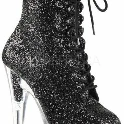 Pleaser Shoes 7" Stiletto Lace-Up Ankle Boot (ADORE-1020G)