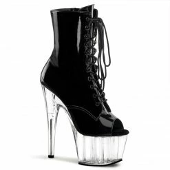 Pleaser Shoes 7" Stiletto Lace-Up Ankle Boot (ADORE-1021)