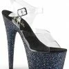 Pleaser Shoes 7" Stiletto Glitter Platform (ADORE-708LG)