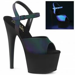 Pleaser Shoes 7" Heel Platform With Galaxy Effect (ADORE-709REFL)