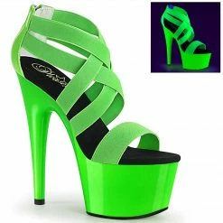 Pleaser Shoes 7" Criss Cross Platform Sandal (ADORE-769UV)