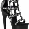 Pleaser Shoes 7" Rhinestone Bootie Platform (ADORE-798)