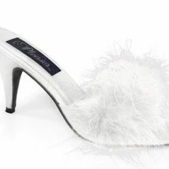 Fabulicious 3" Marabou Slipper (AMOUR-03) Pleaser Shoes