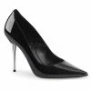 Pleaser Shoes Sales 4" Spiked Metal Heel Pump (APPEAL-20 Final Sale)
