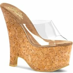 Pleaser Shoes 6 1/2" Wedge Platform Sandal (BEAU-601)