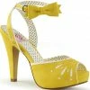 Pin Up Couture 4 1/2" Pin-Up Peep Toe Pump (BETTIE-01 Final Sale)