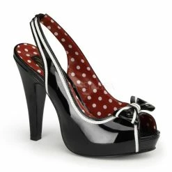 Pleaser Shoes 4 1/2" Pin-Up Peep Toe Pump (BETTIE-05)