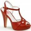 Pin Up Couture 4 1/2" Heel Open Toe Pump (BETTIE-23)