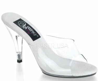 Fabulicious 4" Vanity Clear Heel (CARESS-401)