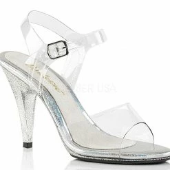 Fabulicious Sales 4" Stiletto Heel Sandal (CARESS-408MG Final Sale)