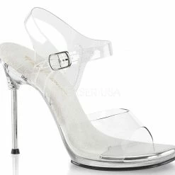 Fabulicious 4 1/2" Stiletto Mini-Platform Sandal (CHIC-08) Pleaser Shoes
