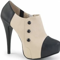 Pink Label By Pleaser 5 3/4" Stiletto 3 Button Ankle Boot (CHLOE-11)
