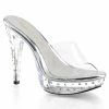 Fabulicious Pleaser Shoes 5" Heel Platform Sandal (COCKTAIL-501SDT)