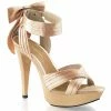 Fabulicious Sales 5" Heel Pleated Straps Sandal (COCKTAIL-568) Final Sale