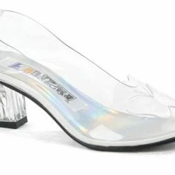 Funtasma Fairytale Crystal Slipper (CRYSTAL-103) Pleaser Shoes