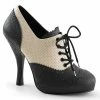 Pleaser Shoes 4 1/2" Hee Lace-Up Spectator Oxford (Cutiepie- 14)